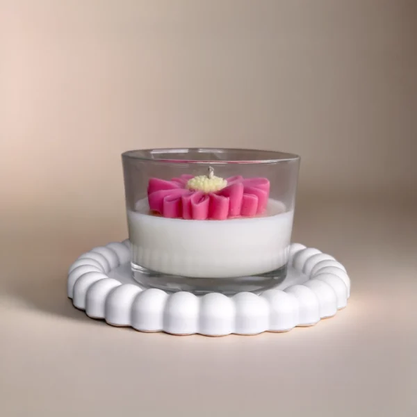 Ljus med Blomma 100g - Image 2