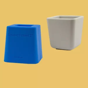 Durable silicone square vessel mold